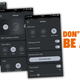 Three screenshots of the VanMoof app with the caption "don't worry, be appy."